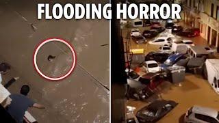 Catastrophic flash floods kill at least 52 people in worst disaster to hit Spain in a generation