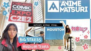 Two Artist Alleys in a Row || tips + tricks, how much $$, and getting punched