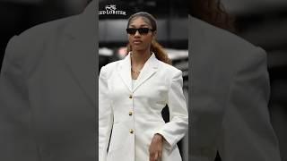 Angel Reese arrives for Phoenix Mercury Game