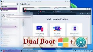 How to install dual boot KDE Neon Linux and Windows 10 - step by step video guide