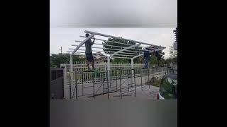 how to install polycarbonate carport?