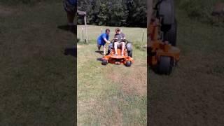 Zero-turn mower gone bad