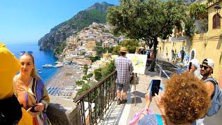 Positano walking tour, Amalfi Coast, Italy 4K