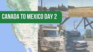 Canada to Mexico Day 2: The Heat Melted our Bus?