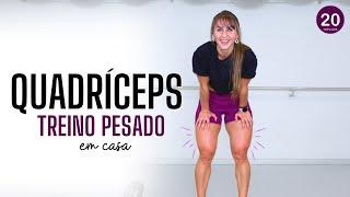 Treino Intenso para Aumentar Quadríceps - 20 min | em casa