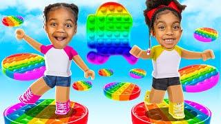 SUPER FUN MEGA ROBLOX OBBY WITH NOVA & AYLA | The Princess Clubhouse