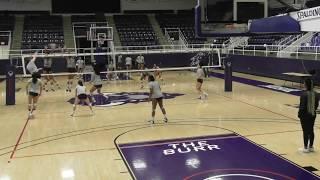 Asha Johnson - Serve Receive (Spring '20 Howard Practice)