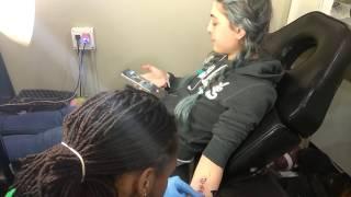 JR Outlaw Tattoos a Customer From Seattle