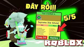 Roblox - Mình Đã Quay Ra SUPREME STAR AMULET Xứng Đáng 10 Điểm Trong Bee Swarm Simulator!