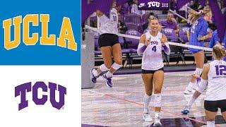 UCLA vs #25 TCU | 2024 College Women's Volleyball Highlights