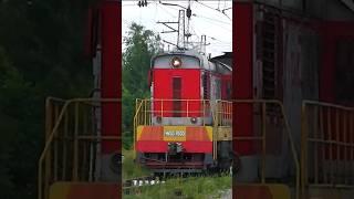 Тепловоз ЧМЭ3-1500 с паровозом СО17-3241 / Diesel locomotive ChME3-1500 with steam engine CO17-3241