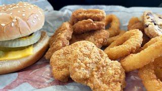 BK raised the bacon cheeseburger 29¢ so I loaded it up