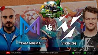 ПОСЛЕДНИЙ ТУРНИР ПЕРЕД КВАЛАМИTeam Nigma vs Vikin.gg | ESL One Summer 2021 [RU Tekcac]