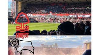 Smoke bombs! Pyros and limbs East Midlands Derby!! Nottingham Forest vs Derby County