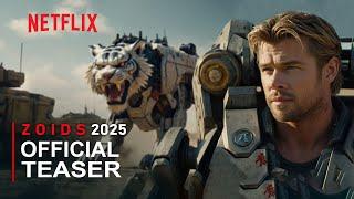 Zoids Tiger | Official Teaser | Netflix (2025) Chris Hemsworth #netflix #movie #trailer #ai