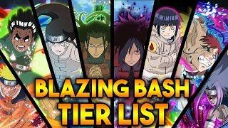 ALL 8 BLAZING BASH UNITS RANKED [NO DUPES]! | Naruto Shippuden Ultimate Ninja Blazing