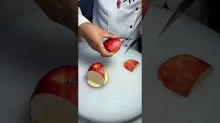 Carving Apples: How To Carve Apples Into A Beautiful Platter? #fruitcutting #chefknife