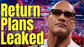 The Rock's WWE Return Plans Exposed