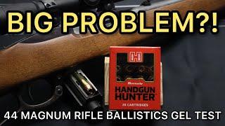 44 Magnum Hornady Handgun Hunter 200gr Monoflex Ballistics Gel Ammo Test