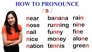 How to pronounce N sound | English Pronunciation | Consonant | IPA