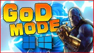 'GOD MODE' on WINDOWS | easily access all settings