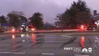 Firefighters respond to massive 3-alarm fire in the Baymeadows area