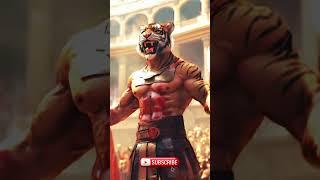 Human and Animal combination with Ai #aicontentcreation #marvelcontent #avengers #aigeneratedvisuals