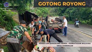 Kegiatan Gotong Royong Pemerintah Desa Ambengan