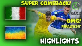 Italia v Ucraina under 19 euro championship | Highlights 21-07-2024