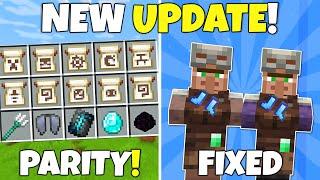 NEW UPDATE! Parity, Bug FIXES, Redstone Update! Minecraft Bedrock 1.21.30 Update