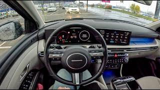 2025  Hyundai Tucson (1.6 T-GDI 4WD Hybrid 215hp ] | POV Test Drive by Giulia