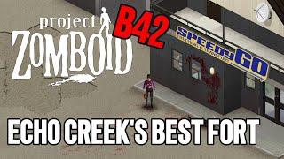 Echo Creek's BEST Fort | Project Zomboid B42 Base Building