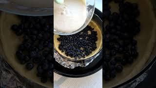 Черничный пирог, вкус которого вы не сможете забыть! #shorts