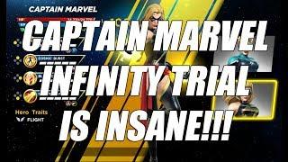 How to 3 Star Captain Marvel Costume Trial - Marvel Ultimate Alliance 3 (MUA3)