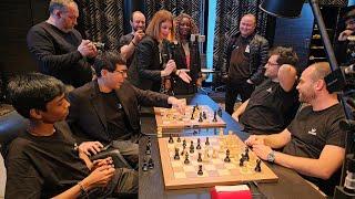 What an amazing game of Bughouse! Aronian + Wadim Rosenstein vs Wesley So + Praggnanandhaa | Semis