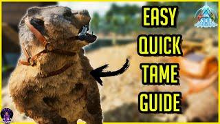 SIMPLE Easy DIRE BEAR Taming !! | Tame Guide + Utility ! Ark Survival Ascended ASA