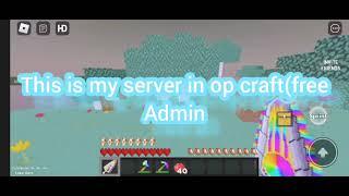 op craft (free admin)