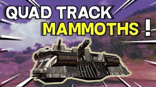 Quad Goliath Track Mammoth Tank -- Crossout