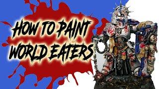 How to paint 30K World Eaters #Primeresy