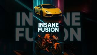 KTM + Lamborghini = The Ultimate AI Hyperbike-Car Fusion! ️ | #Shorts #AI
