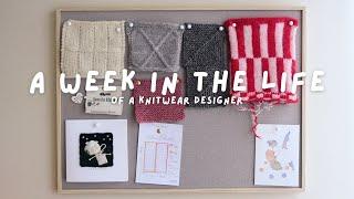 Week in the Life of a Knitwear Designer - working from home and staying motivated with ADHD