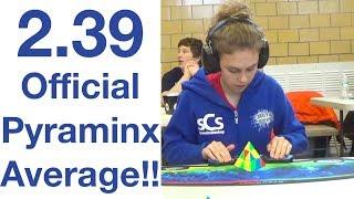 2.39 Official Pyraminx Average!!! 11th in the World!