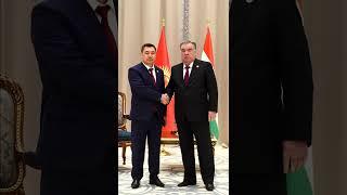 Эмомалӣ Раҳмон бо Президенти Ҷумҳурии Қирғизистон Садир Жапаров мулоқот намуданд