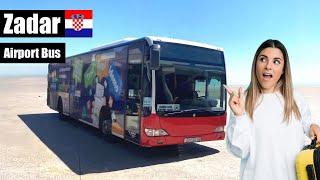 ZADAR Airport to City Centre by bus - Croatia