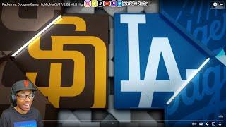 DODGERS FAV OPP REACTS TO Padres vs. Dodgers Game Highlights (6/17/25) | MLB Highlights