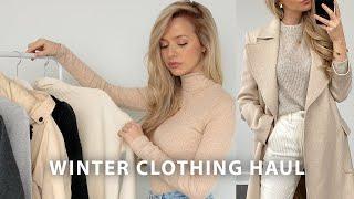 WINTER TRY ON CLOTHING HAUL + WINTER OUTFITS 2021