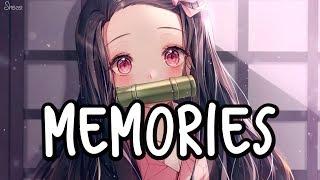 「Nightcore」→ Memories  (Female Cover) LYRICS ︎