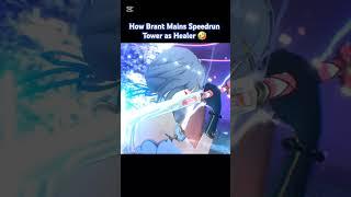 How Brant Mains Speedrun Tower as Healer  #wutheringwaves #wuwa #wuwacreator #brant #game #shorts