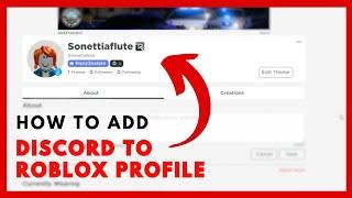 How to add Discord to Roblox profile I FULL TUTORIAL