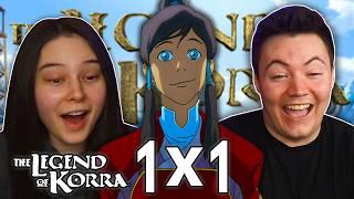 WELCOME TO REPUBLIC CITY! | The Legend Of Korra Book 1 Ep 1 REACTION